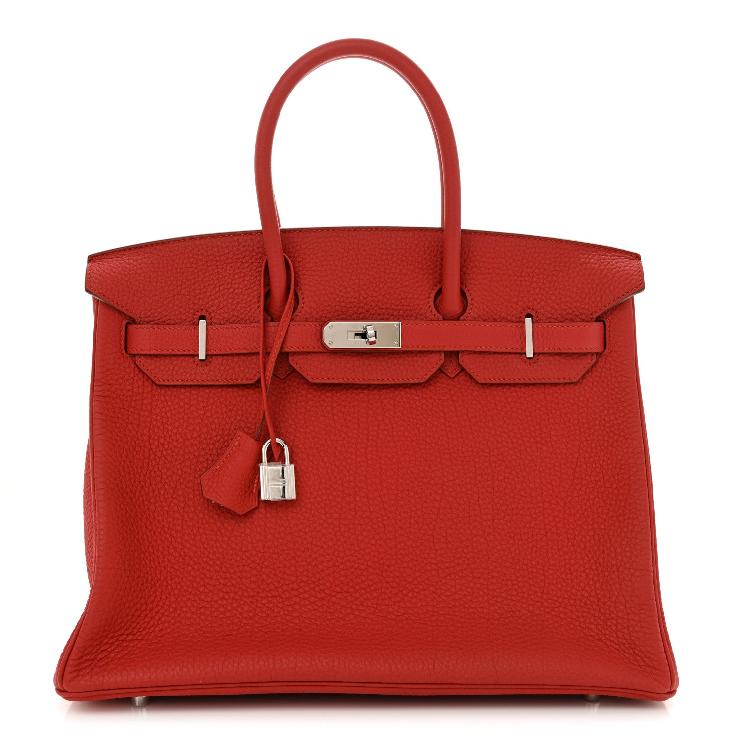 Hermes Togo Birkin 35 Rouge Casaque 1 of 10