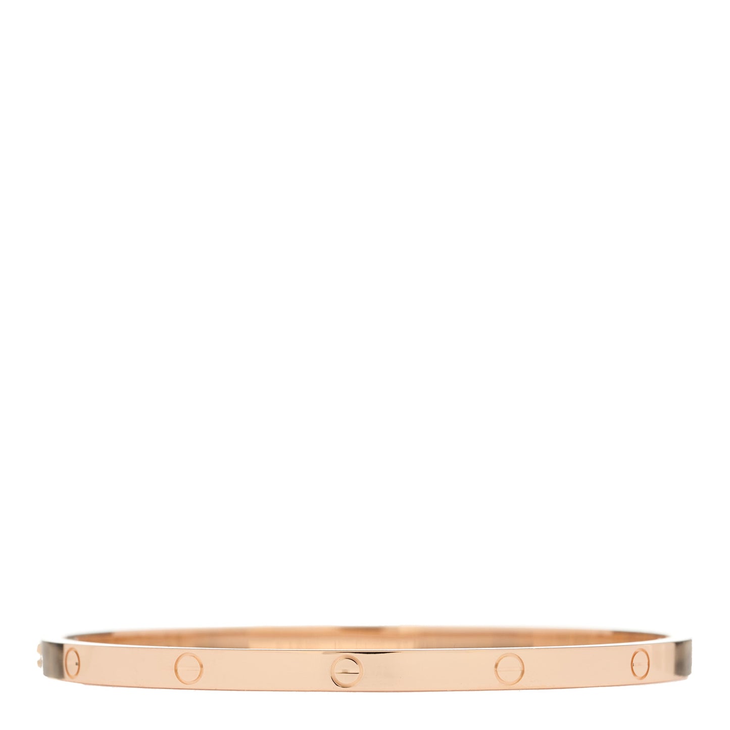18K Pink Gold Small LOVE Bracelet 17
