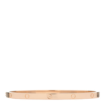 Cartier 18K Pink Gold Small LOVE Bracelet 17 2 of 7