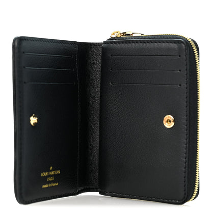 Louis Vuitton Lambskin Embossed Monogram Lou Coussin Wallet Black 5 of 8