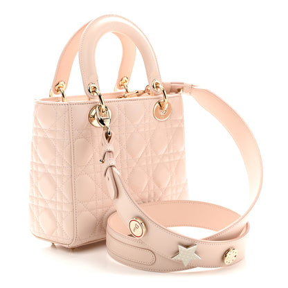 Christian Dior Lambskin Cannage Small Lucky Badges My Lady Dior Pink 2 of 10