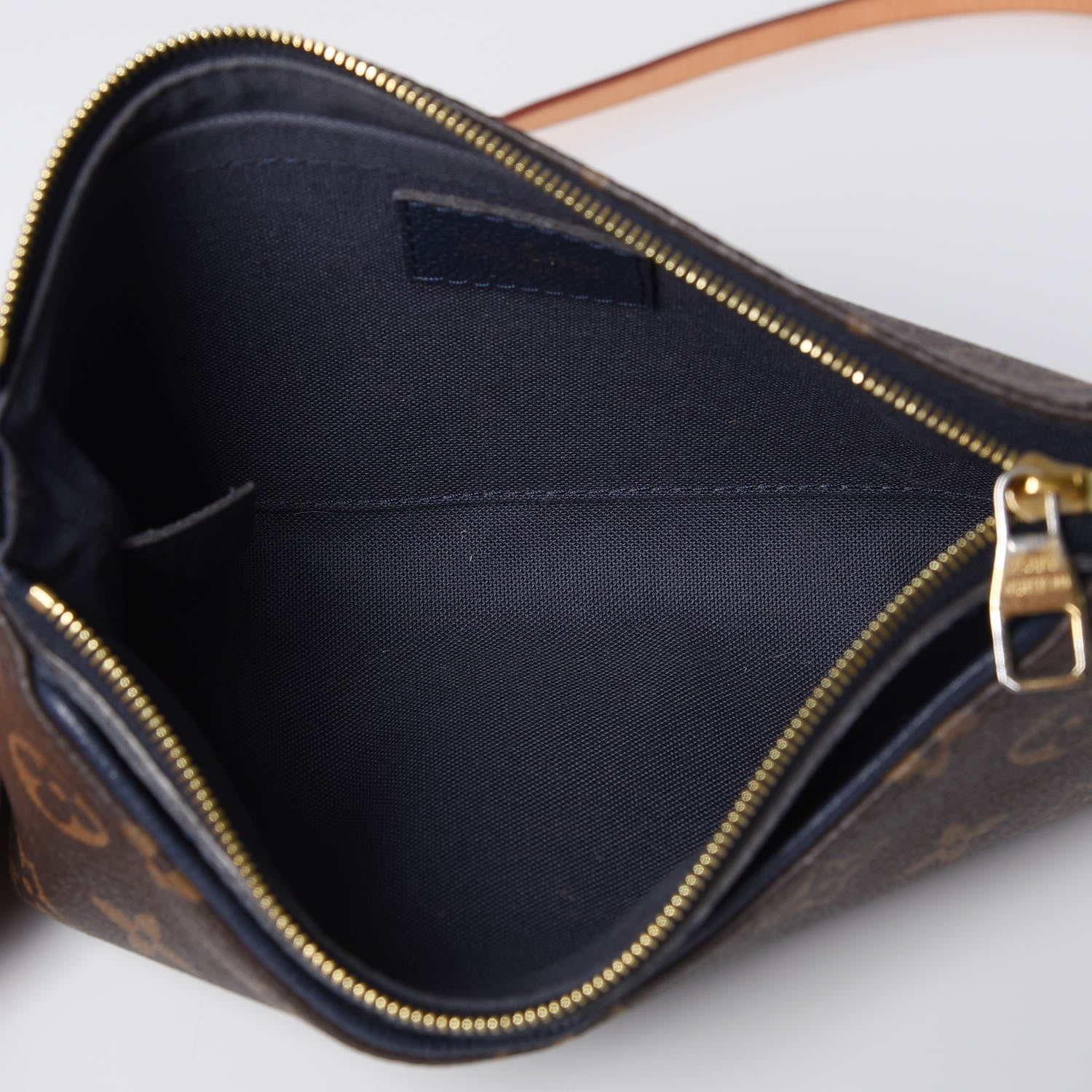 Louis Vuitton Monogram Pallas Clutch Blue Marine 5 of 14