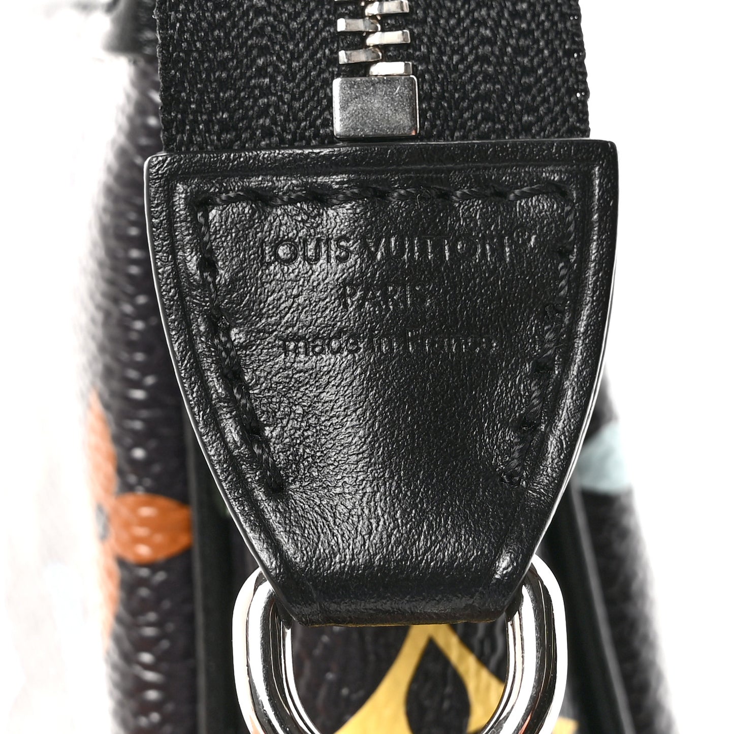 LV X TM Monogram Multicolor Pochette Accessories Black