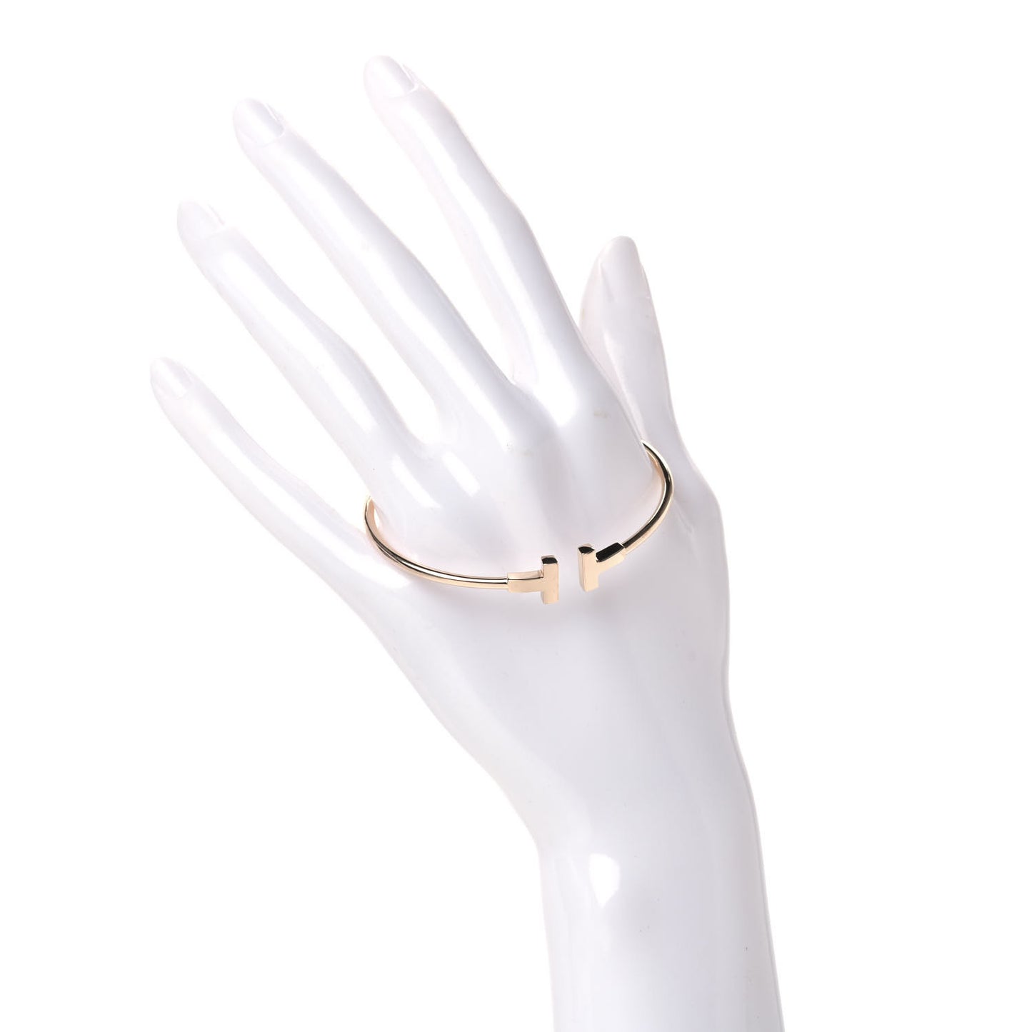 18K Rose Gold T Wire Bracelet