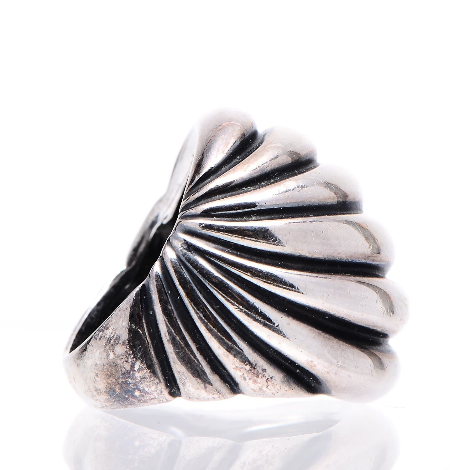 David Yurman Sterling Silver 18K Yellow Gold Sculpted Cable Ring 49.3 5 5 of 5