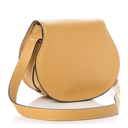 Chloe Calfskin Mini Marcie Round Crossbody Bag Dusty Yellow 3 of 7
