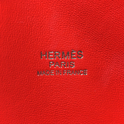 Hermes Taurillon Clemence Bolide 35 Rouge Pivoine 6 of 9