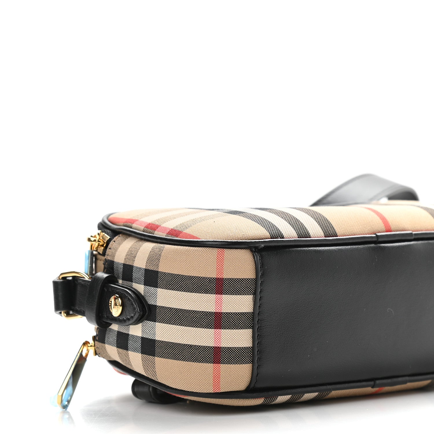 Burberry Calfskin Vintage Check Micro Camera Bag Archive Beige 8 of 10