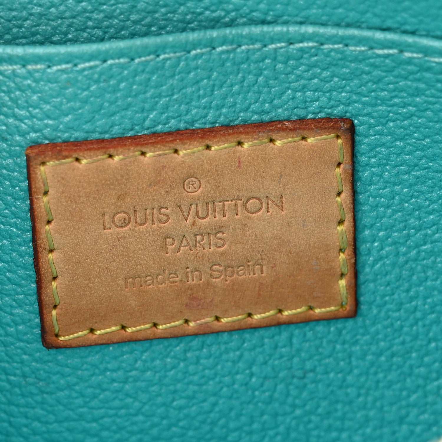 Louis Vuitton Vernis Cosmetic Pouch Blue Lagon 6 of 10
