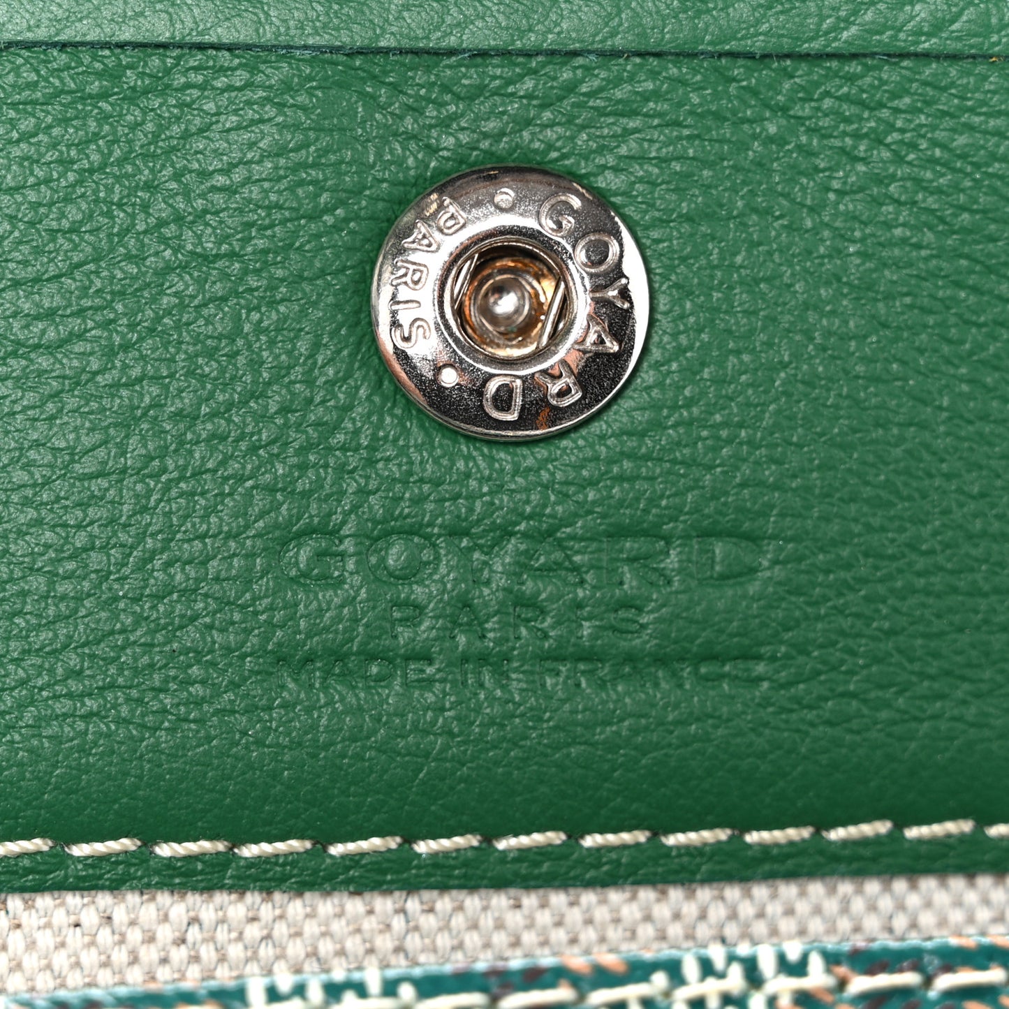 Goyardine Reversible Mini Anjou Green