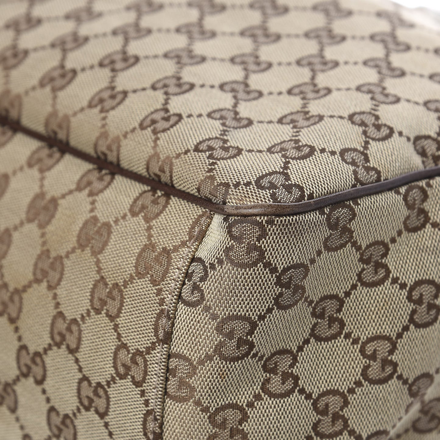 Monogram Large Positano Tote Brown