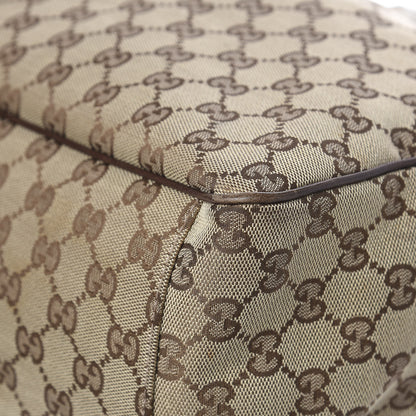 Gucci Monogram Large Positano Tote Brown 11 of 13