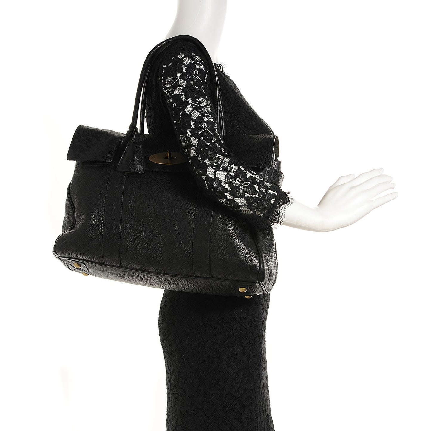 Natural Calfskin Bayswater Black
