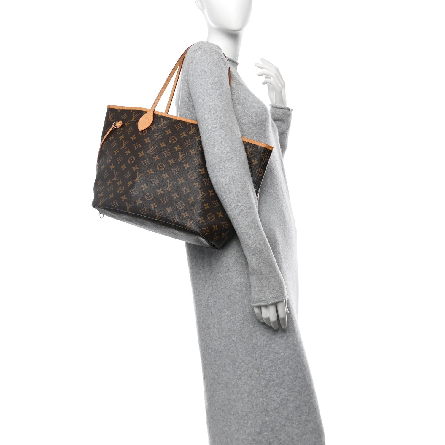 Louis Vuitton Monogram Neo Neverfull MM Rose Ballerine 2 of 11