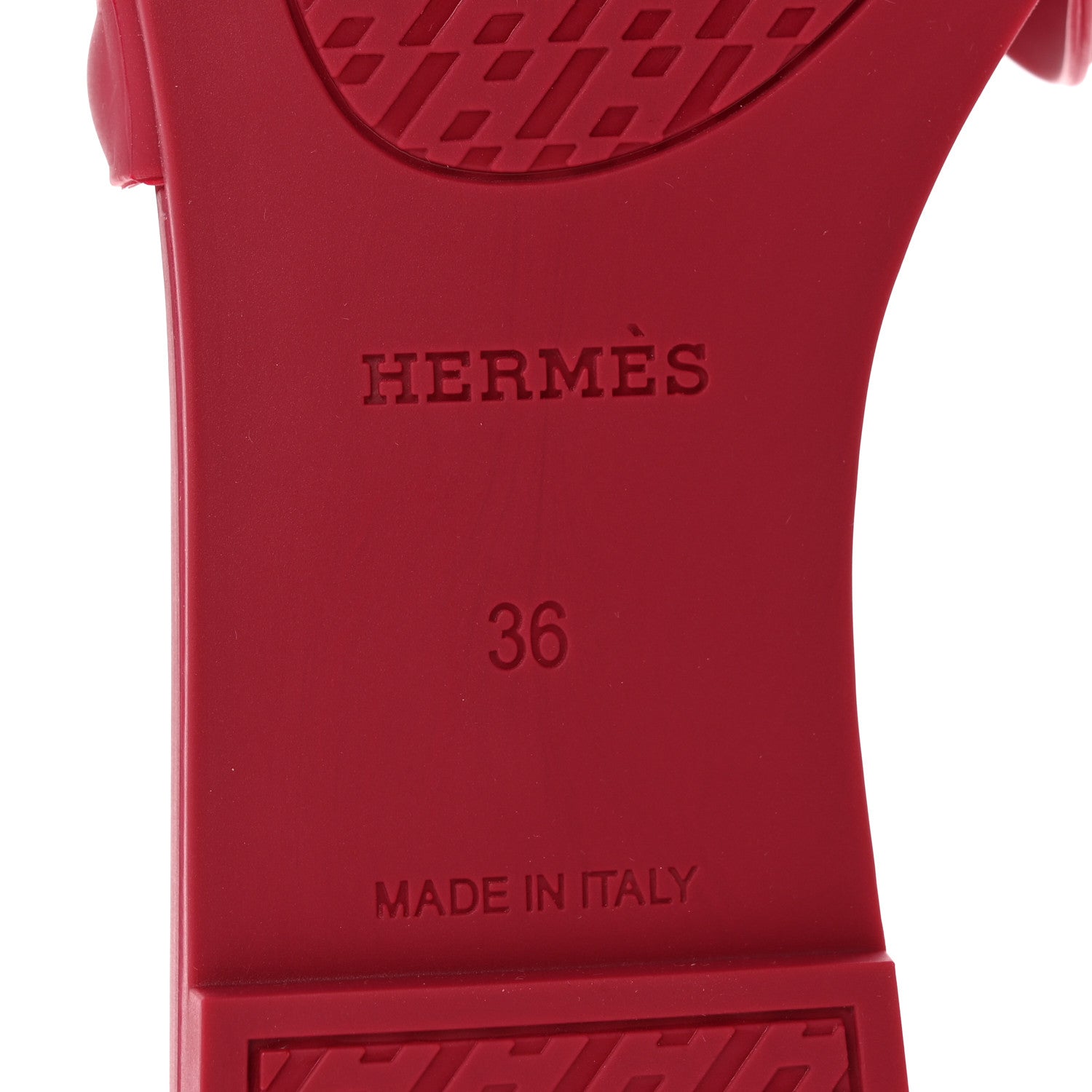 Hermes Rubber Aloha Sandals 36 Rose Baie 7 of 11