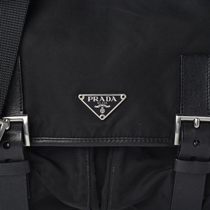 Prada Nylon Vela Messenger Bag Black 12 of 12