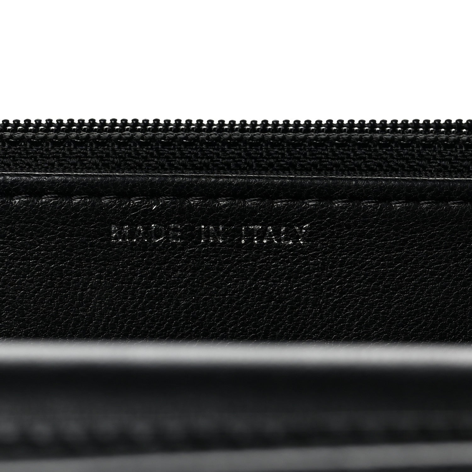 Chanel Calfskin Chevron Wallet On Chain WOC So Black 7 of 11
