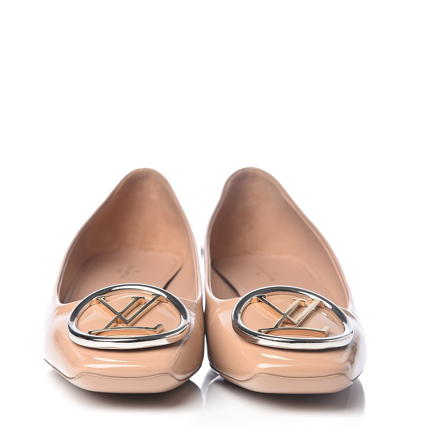 Louis Vuitton Patent Calfskin Madeleine Pumps 38.5 Blush 2 of 7