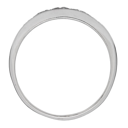 Parker & West by FASHIONPHILE Platinum Diamond .52ctw Half Eternity Band Ring 58 8.25 5 of 9