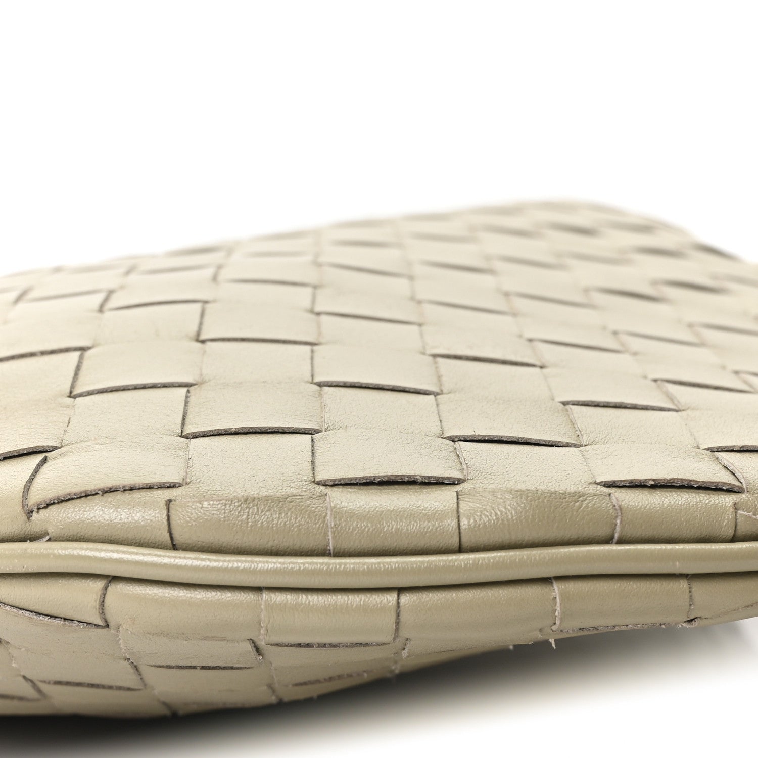 Bottega Veneta Calfskin Intrecciato Virgule Travertine 9 of 10