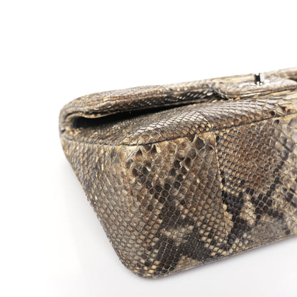 Chanel Snakeskin Jumbo Double Flap Light Beige Multicolor 9 of 10