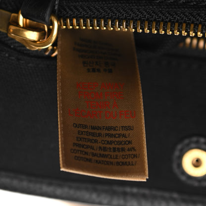 Burberry Canvas Mega Check Small Brookdale Backpack Black 7 of 12