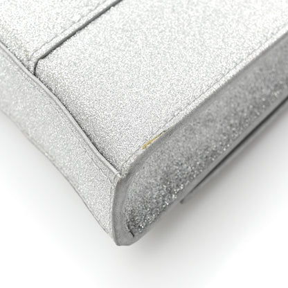 Balenciaga Sparkling Fabric XS Hourglass Wallet On Chain Silver 12 of 14