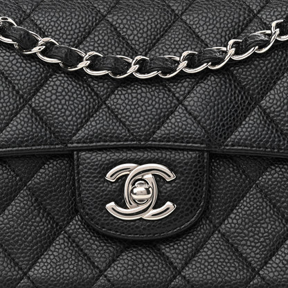 Chanel Caviar Quilted East West Flap Black 9 of 11