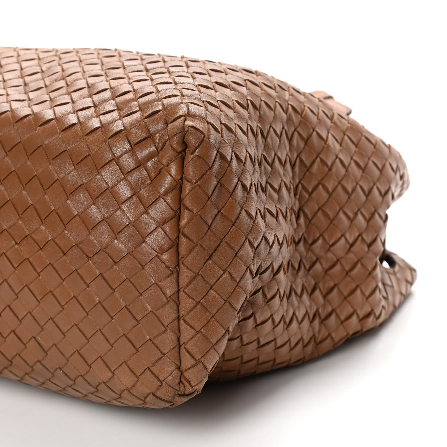 Nappa Intrecciato Medium Garda Bag Noce