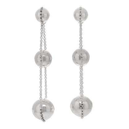 Tiffany Sterling Silver HardWear Triple Drop Earrings 1 of 5