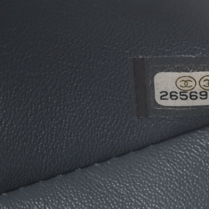 Chanel Caviar Quilted Medium Double Flap Dark Grey 6 of 11