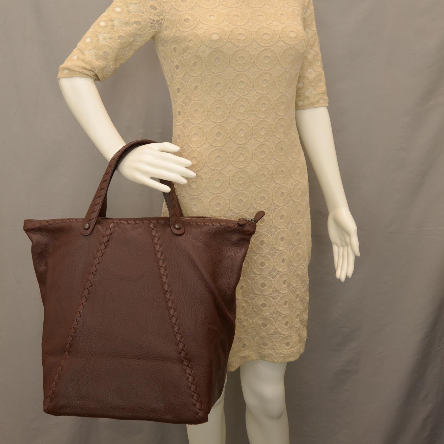 Bottega Veneta Cervo Ottone Tote Truffle Brown 2 of 8