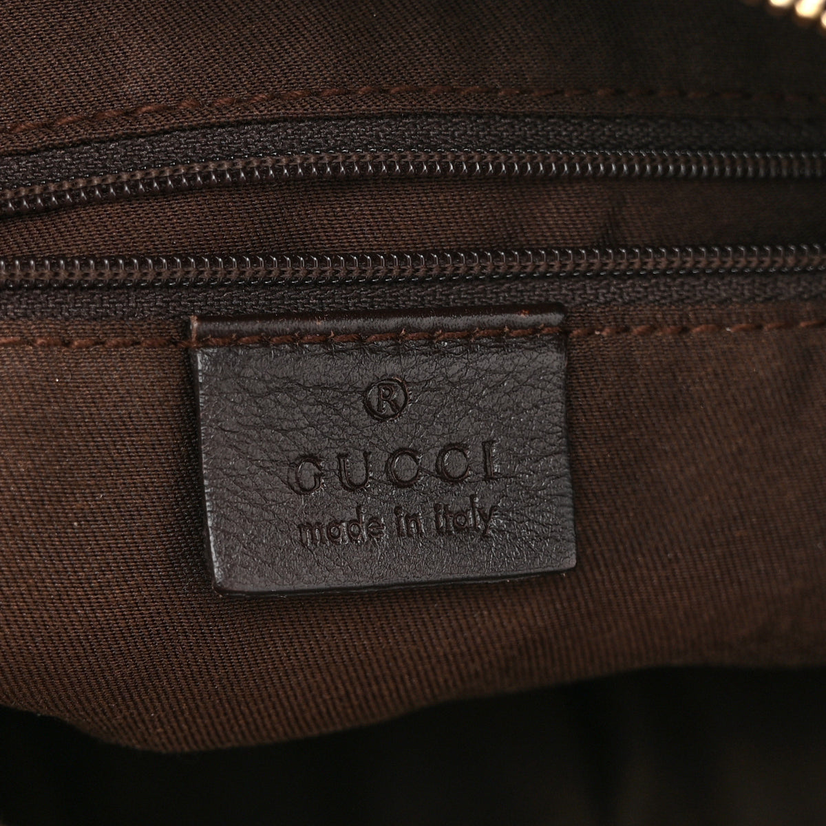Gucci Monogram Small D Gold Ring Messenger Dark Brown 6 of 11