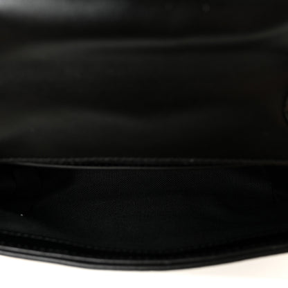 Gucci Calfskin Matelasse Monochrome Mini GG Marmont Shoulder Bag Black 5 of 10
