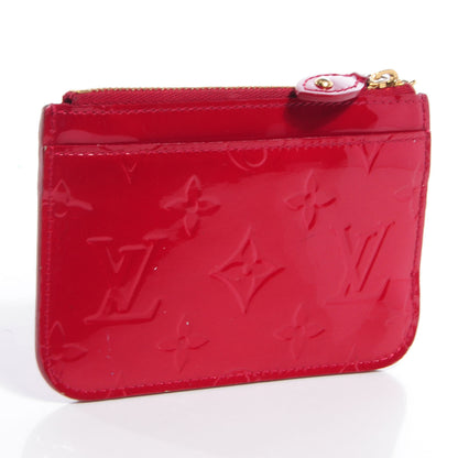 Louis Vuitton Vernis Key Pouch Pomme D'Amour 3 of 9