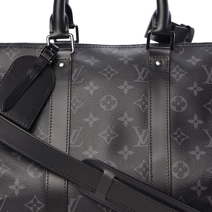 Louis Vuitton Monogram Eclipse Keepall Bandouliere 45 9 of 11