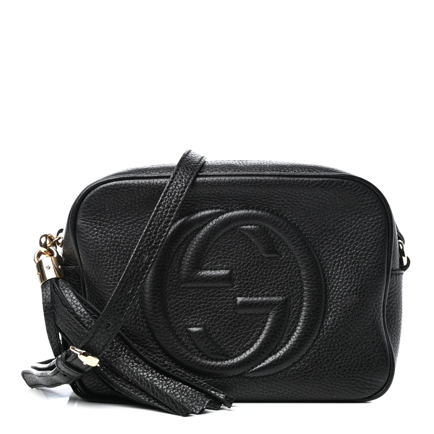 Gucci Pebbled Calfskin Small Soho Disco Bag Black 1 of 9