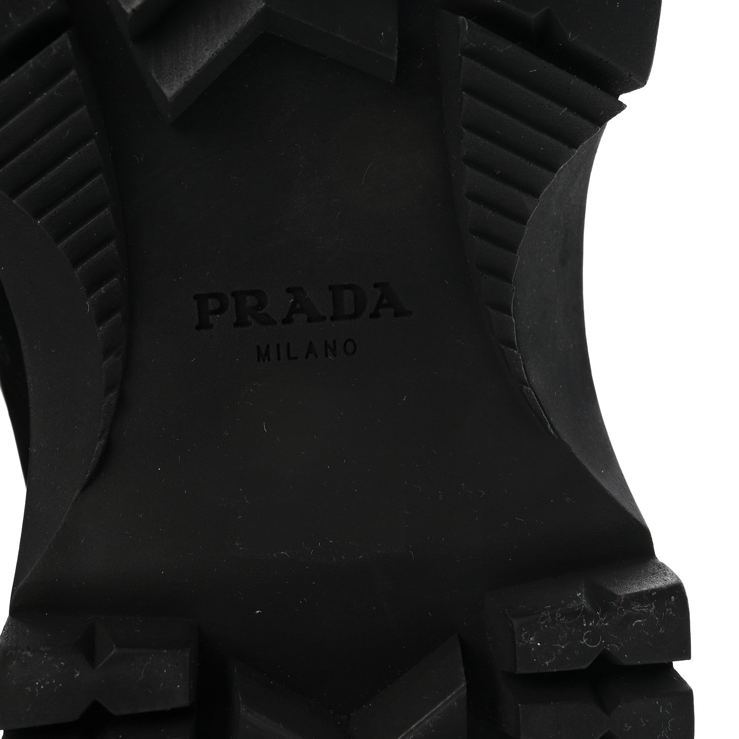 Prada Vitello Montana Neoprene Combat Boots 36 Black 7 of 10