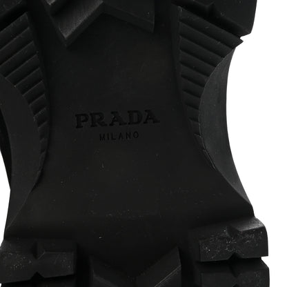Prada Vitello Montana Neoprene Combat Boots 36 Black 7 of 10