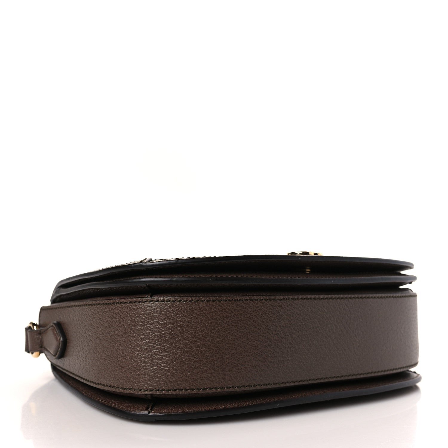 Gucci GG Supreme Monogram Web Small Ophidia Flap Messenger Bag Brown 4 of 9