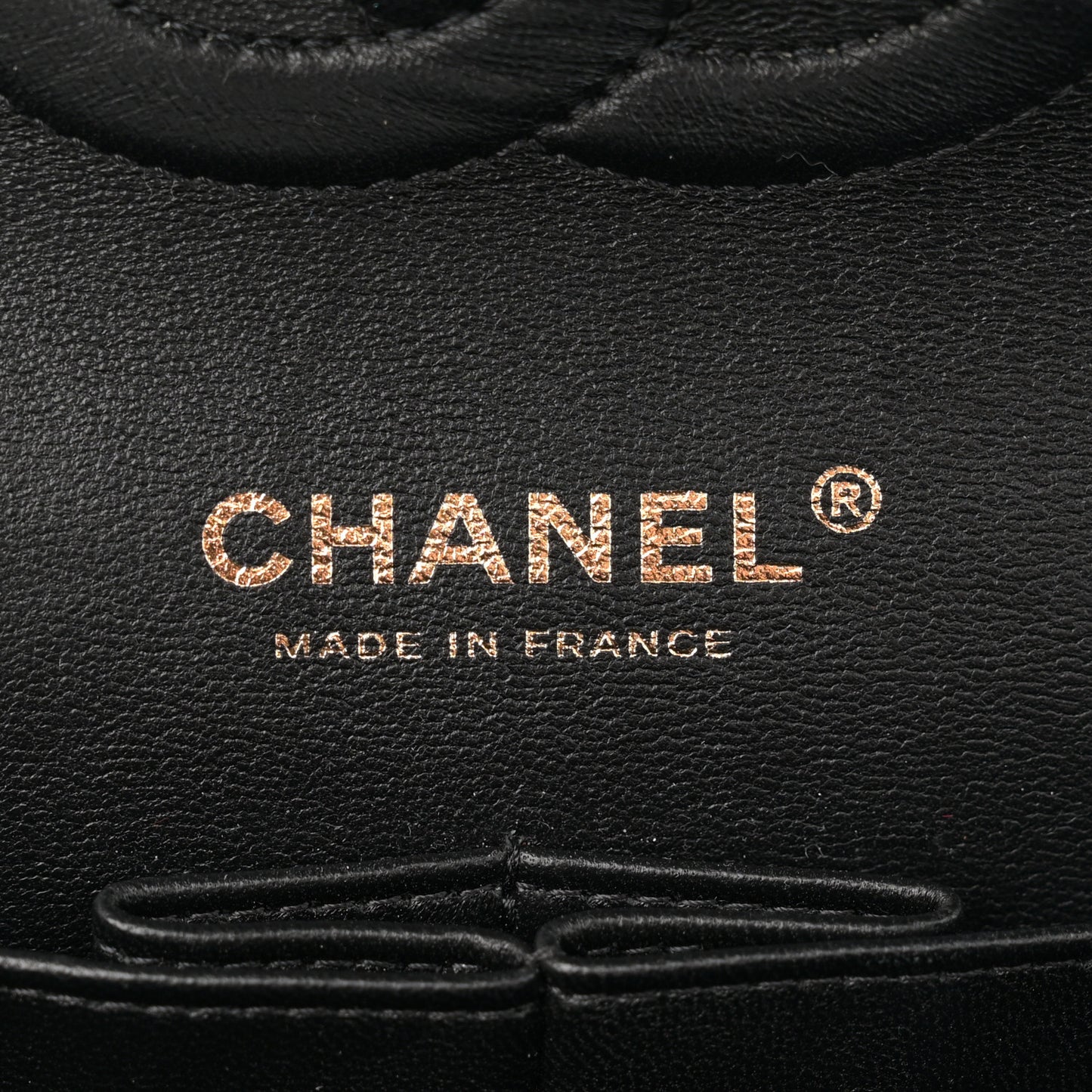 Tweed Quilted Medium Double Flap Black