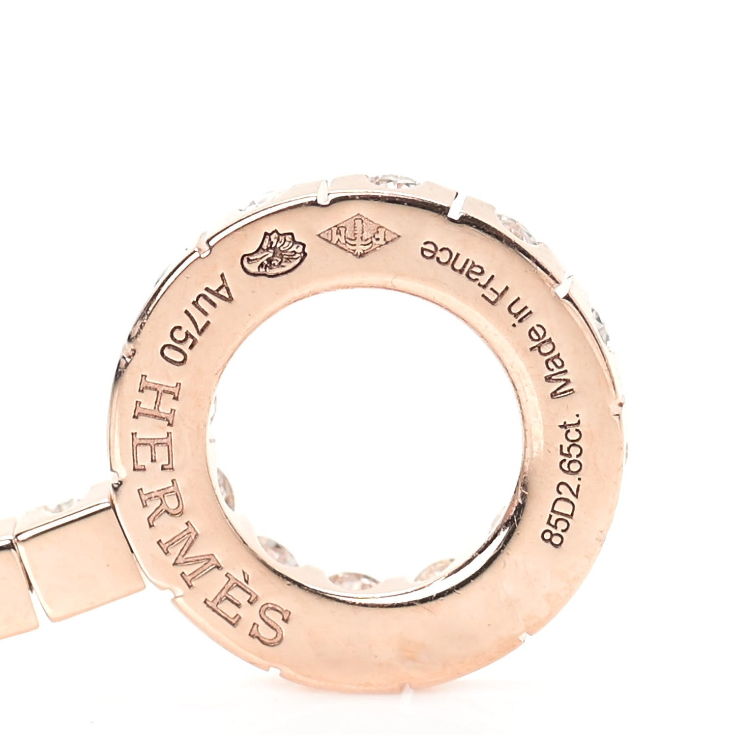 18K Rose Gold Diamond Finesse Link Bracelet SH