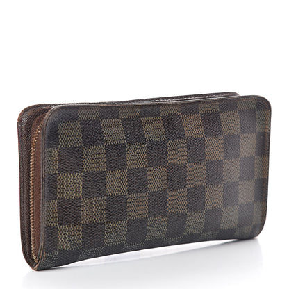 Louis Vuitton Damier Ebene Porte-Monnaie Zippy Wallet 3 of 11