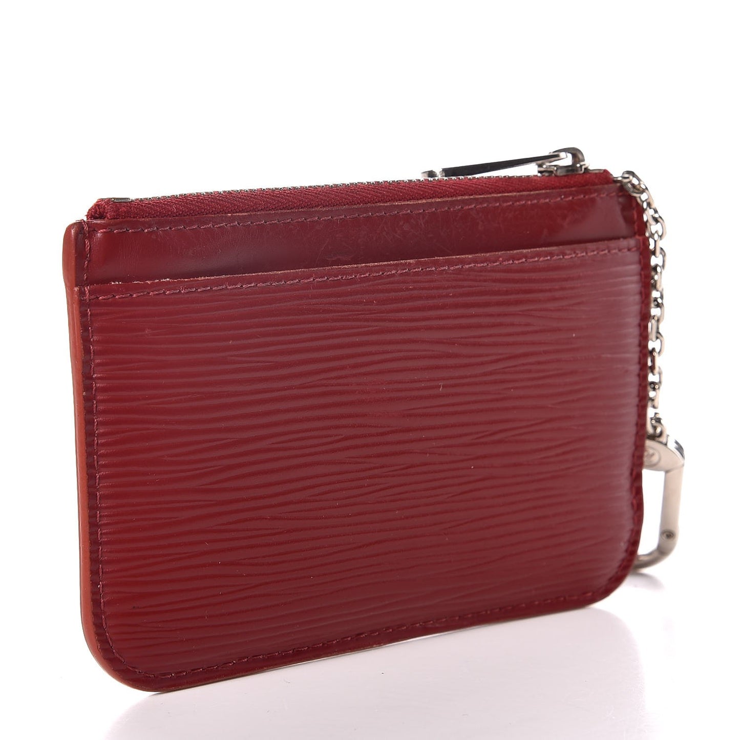 Epi Key Pouch Rubis