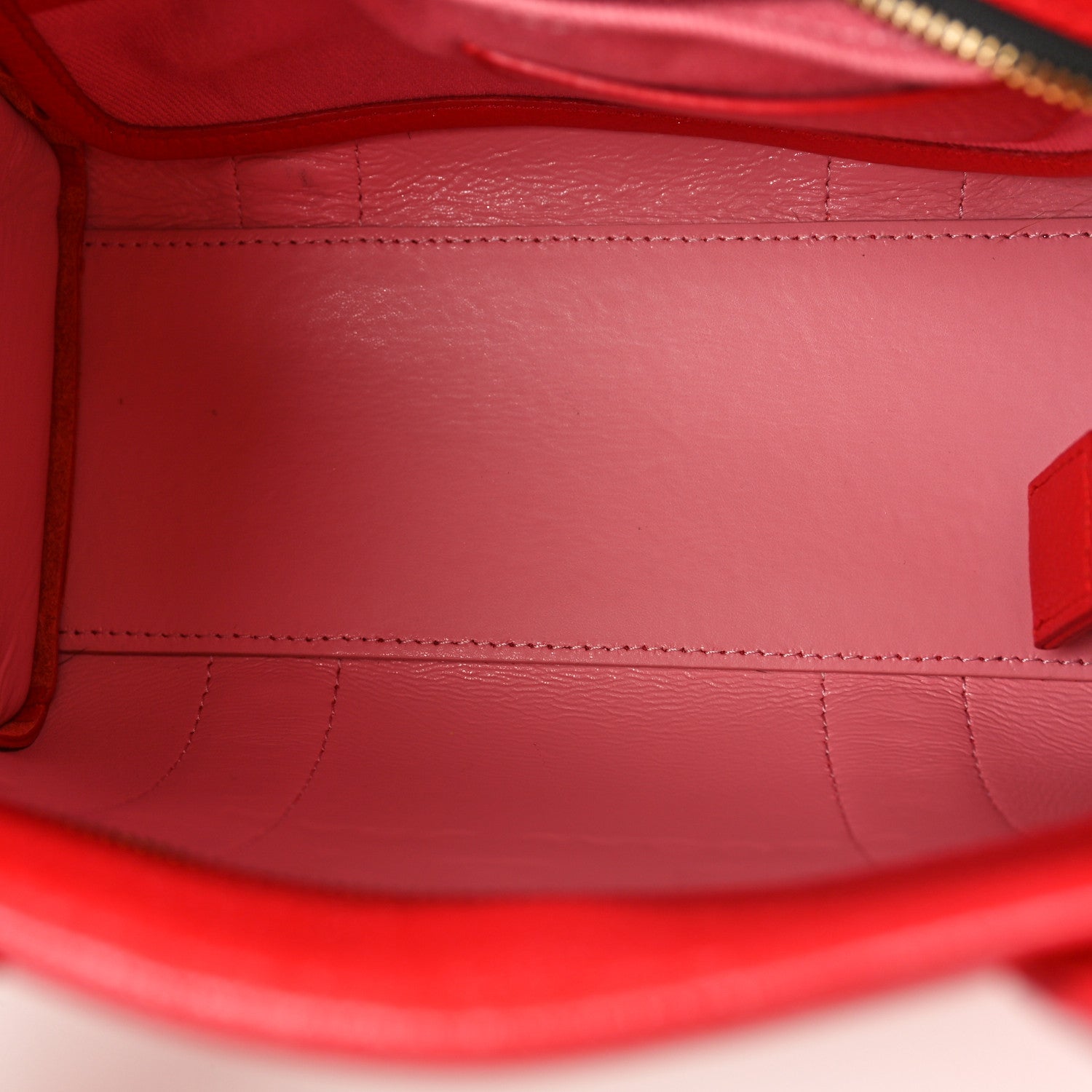 Marc Jacobs Grained Calfskin Small The Tote Bag True Red 5 of 10