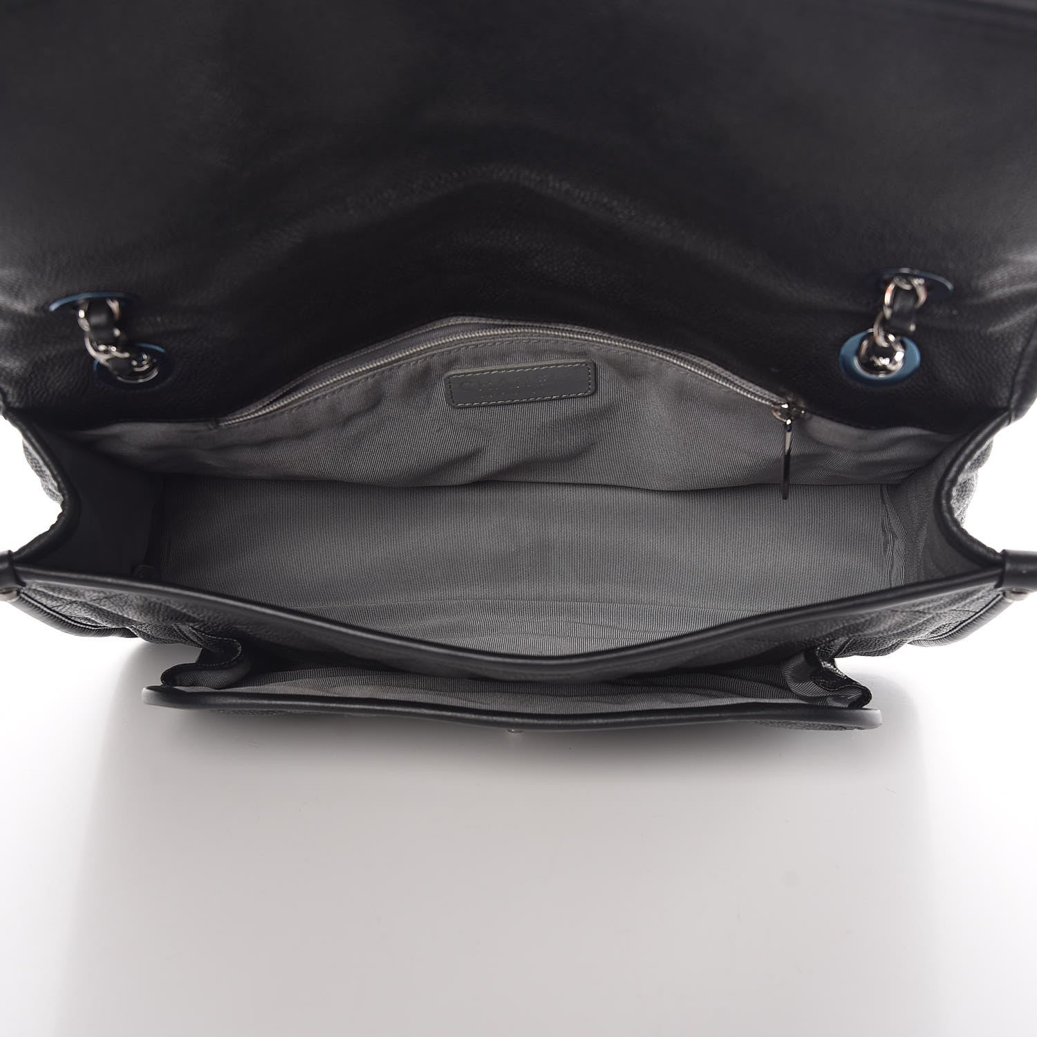 Chanel Caviar Quilted Large French Riviera Flap Black 5 of 10