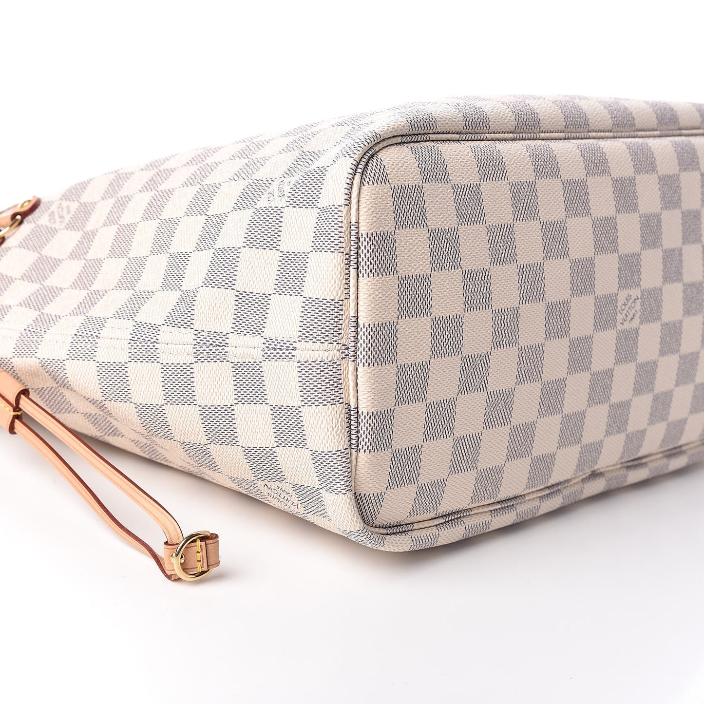 Damier Azur Neo Neverfull MM Rose Ballerine