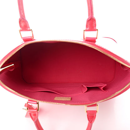 Louis Vuitton Vernis Roses Alma MM Rose Pop 4 of 9