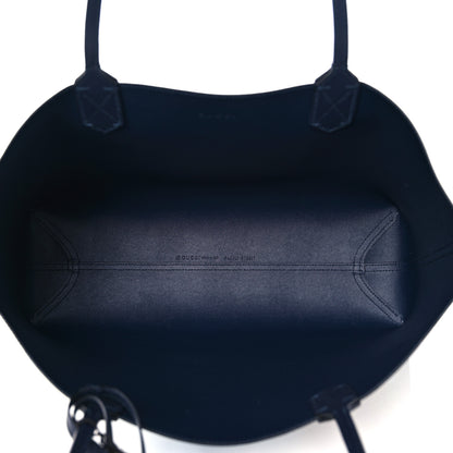 Gucci GG Supreme Monogram Blooms Medium Reversible Tote Beige Blue Navy 5 of 13