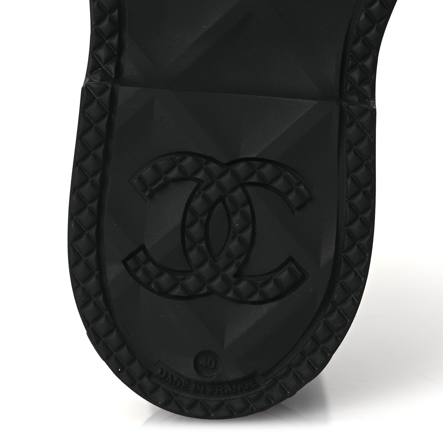 Chanel Caoutchouk CC High Boots 40 Black 8 of 13